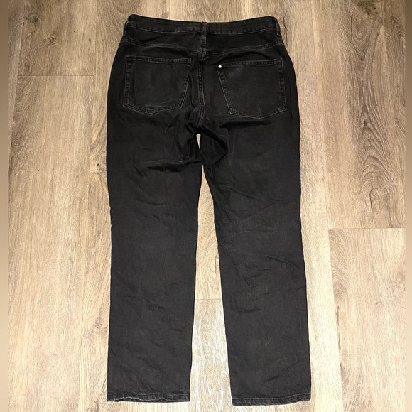 Vintage Straight High Waste Distressed Denim.      Size 10 - Picture 5 of 8